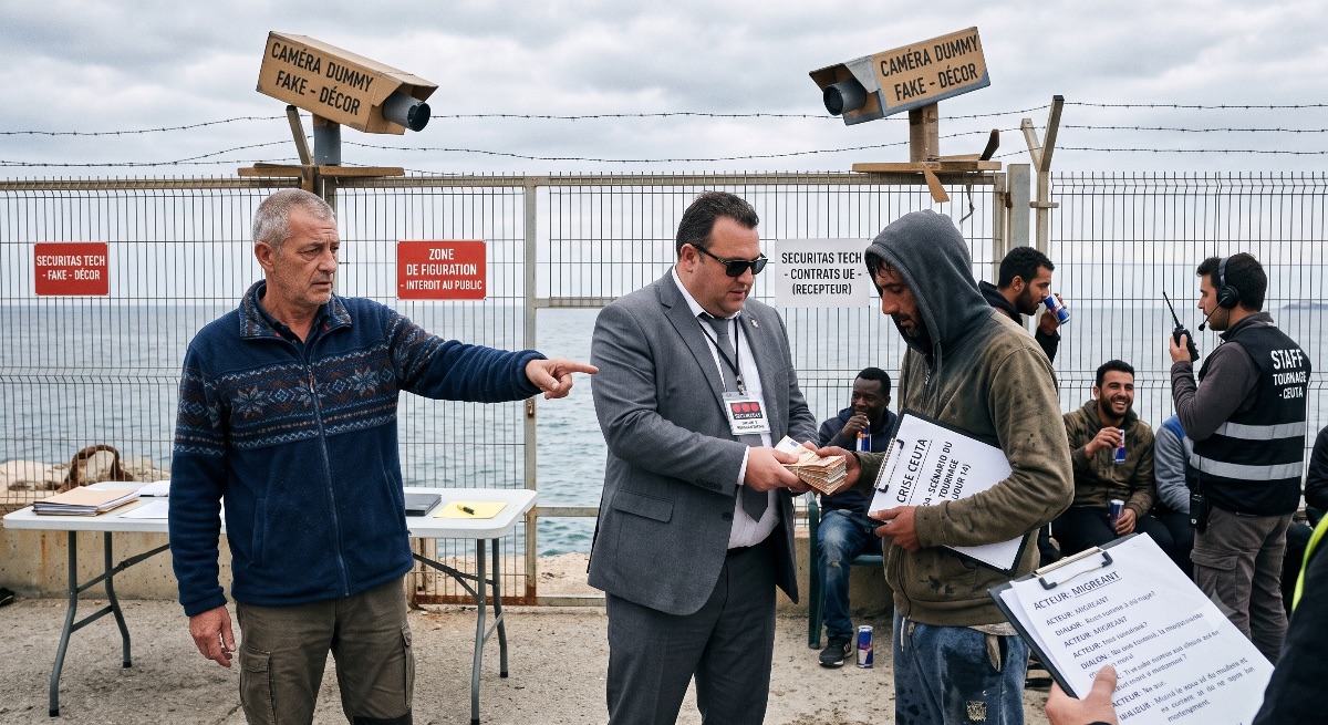 « Il n'y a pas de crise migratoire, ce sont des figurants payés au SMIC par le lobby européen de la vidéosurveillance ! »